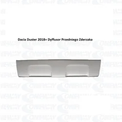 Dacia Duster 2018+ Dyffusor Przedniego Zderzaka